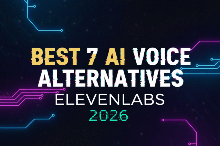 Comparison of the 7 best AI voice alternatives to ElevenLabs for 2026.