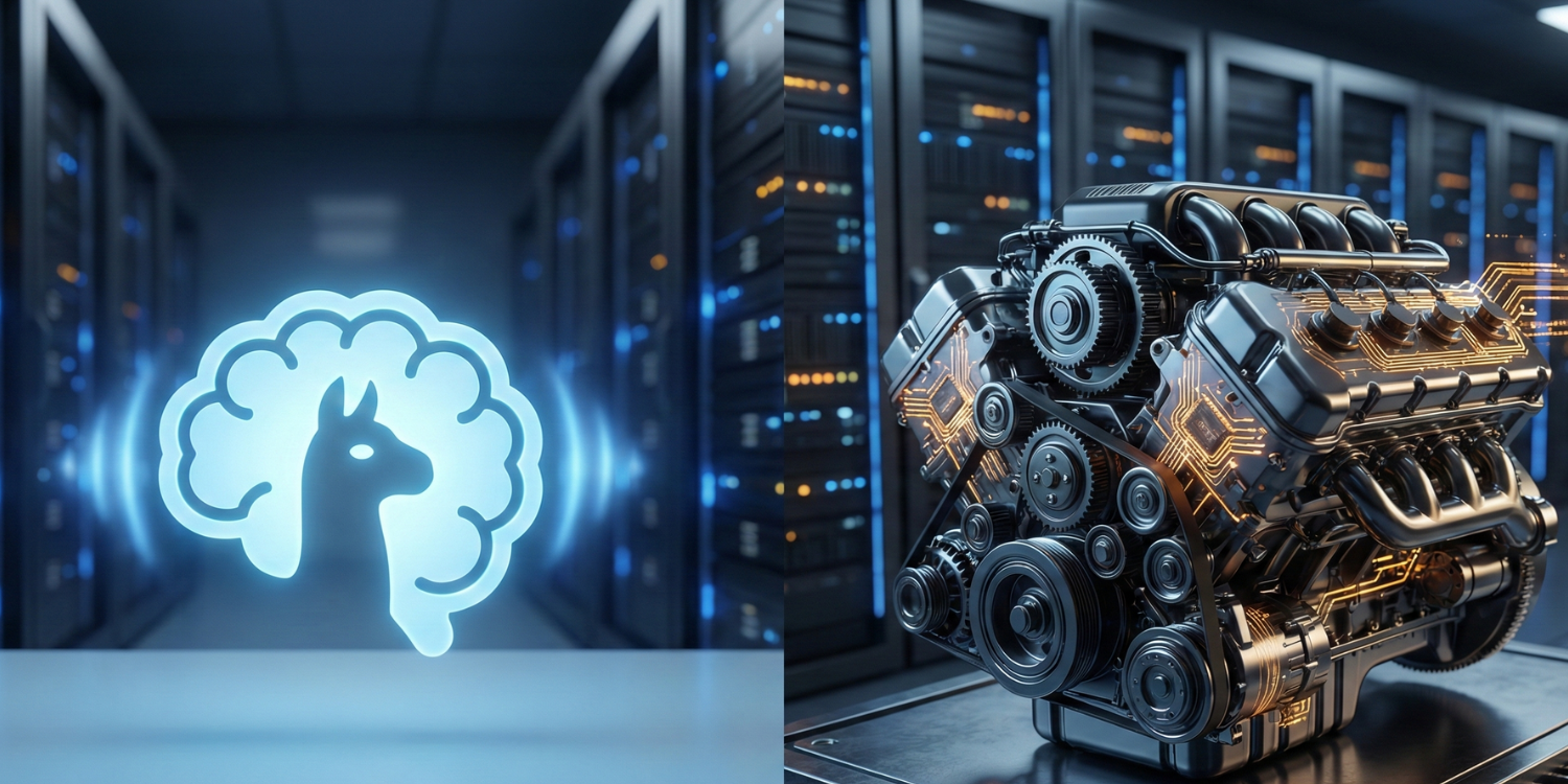 Comparison between Ollama and vLLM backends for local LLM inference on NVIDIA RTX GPUs.